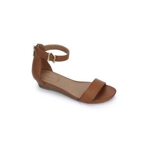 Kenneth Cole Reaction Great Viber Wedge Sandals tan brown Size 8.5 MSRP $69